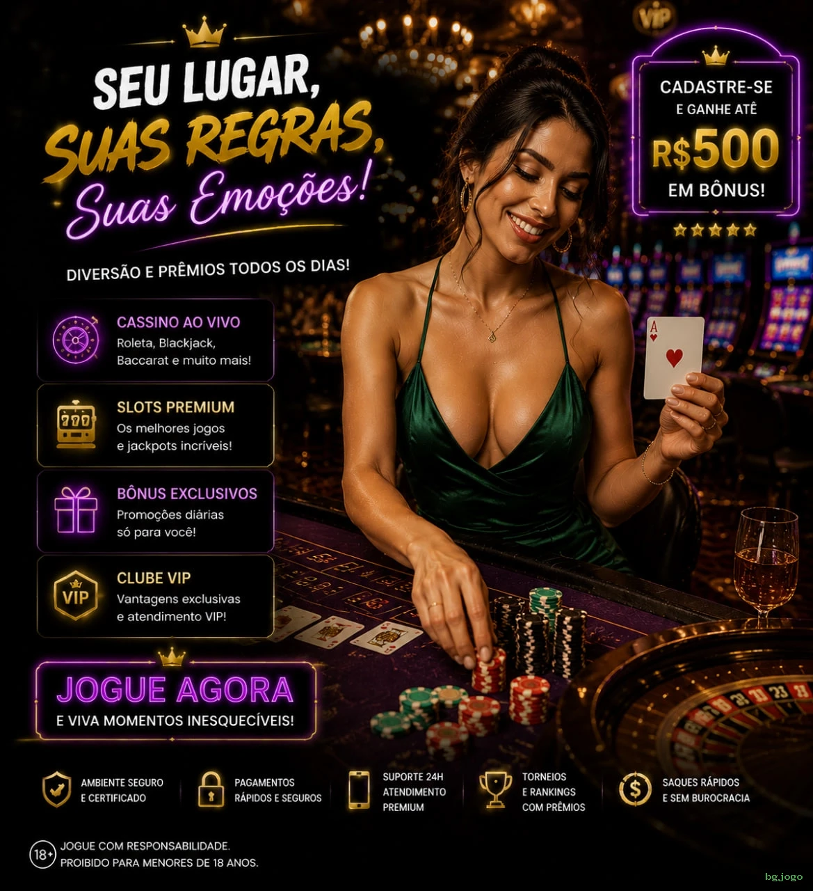 Dealers profissionais da bgjogo